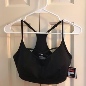 Fila Black Sports Bra